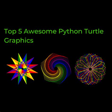 turtle images drawing|Top 5 Awesome Python Turtle Graphics – allinpython.com.